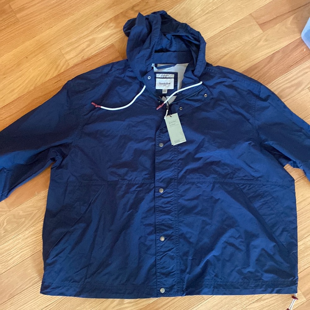 Size 4XL water resistant windproof jacket